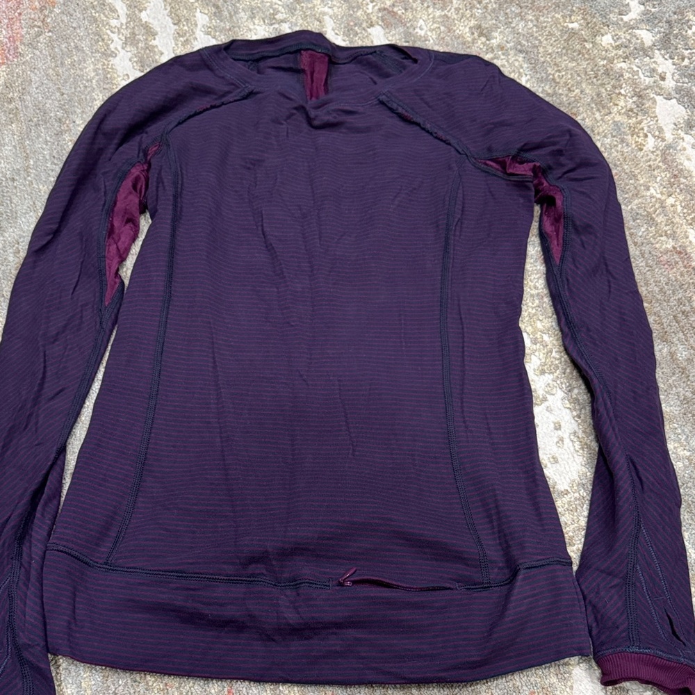 lululemon athletica Purple Long Sleeve Top